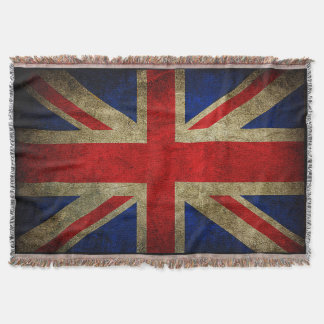 Couvertures BRITANNIQUES de jet de drapeau de