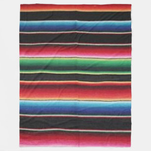 Couvertures en polaire MEXICAINE (simulées)