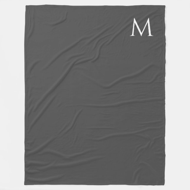 Couvertures Monogram Élégant Modèle personnalisé (Devant)