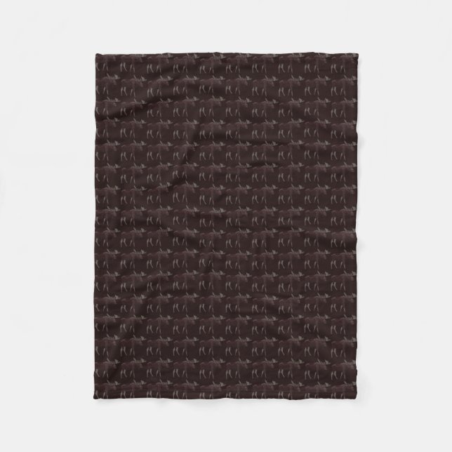 Couvertures Moose Art Blanket Moose Literie Sur Me (Devant)