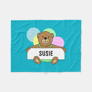 Couvertures personnalisées de bébé
