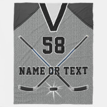 Couvertures personnalisées d'hockey, toutes