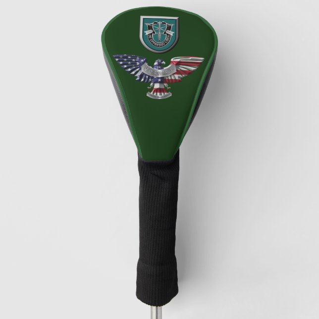 Couvre-club De Golf 19e Ancien combattant du Groupe des forces spécial (Devant)