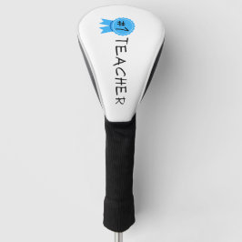 Couvre-club De Golf #1 Teacher White
