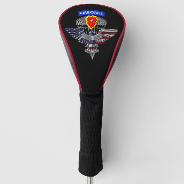 Couvre-club De Golf 25e division d'infanterie Vétéran aéroporté (Devant)
