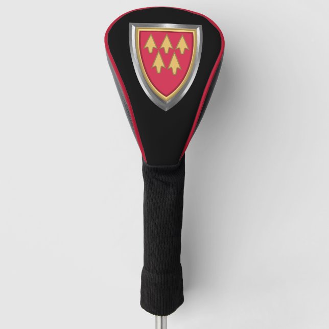 Couvre-club De Golf 32e Patch du Commandement de la défense aérienne (Devant)