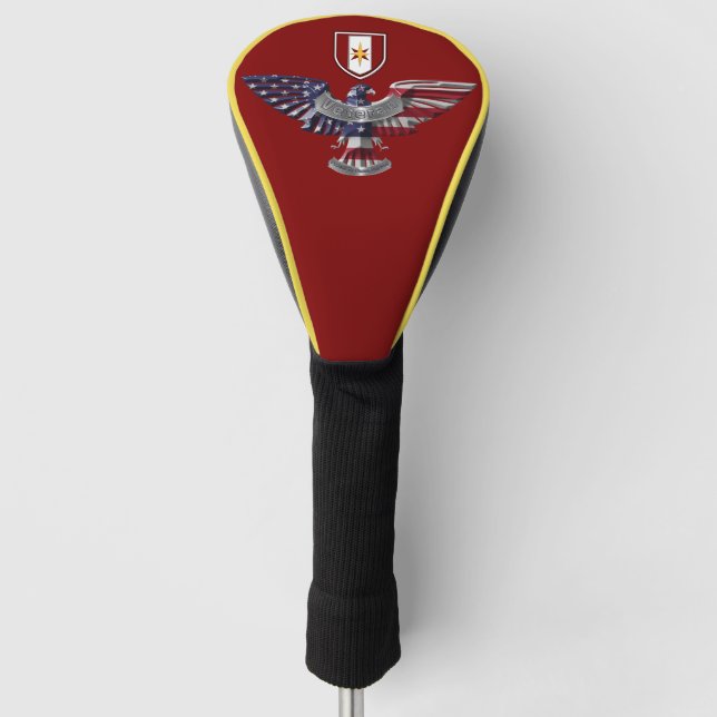 Couvre-club De Golf 44e aigle de la Brigade Médicale (Devant)