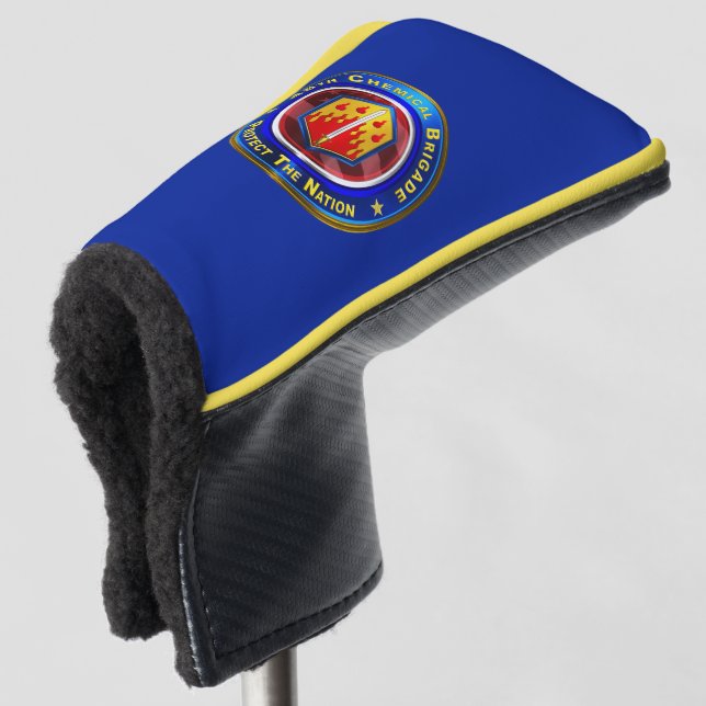 Couvre-club De Golf 48e brigade chimique "Proven In Battle" (Devant 3/4)