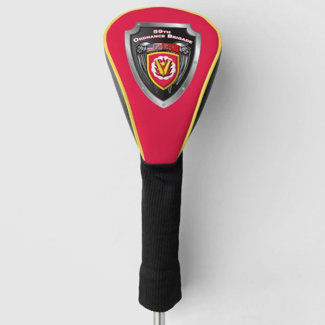 Couvre-club De Golf 59e brigade d'infanterie "Dissuasion nucléaire de  (Devant)