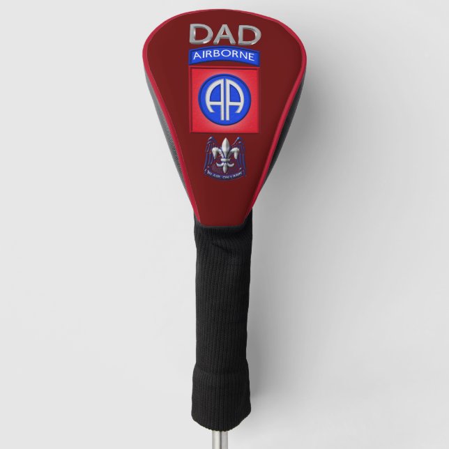 Couvre-club De Golf 82e division aéroportée "DAD" (Devant)