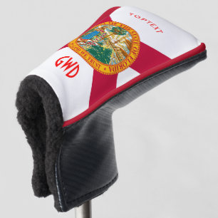 Couvre-club De Golf A personnalisé votre drapeau d'état de la Florid