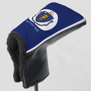 Couvre-club De Golf A personnalisé votre drapeau d'état du