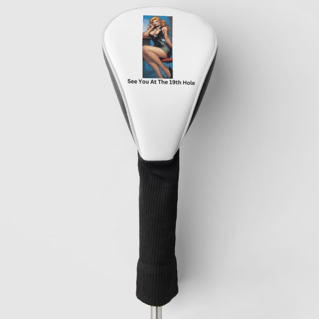 Couvre-club De Golf A Voir Au 19E Trou (Devant)
