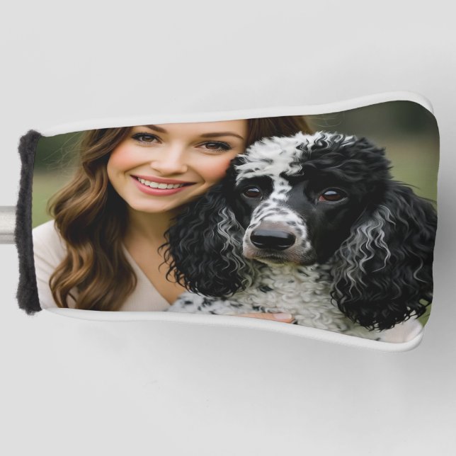 Couvre-club De Golf Add Poddle Photo Personalize Customize (Devant)