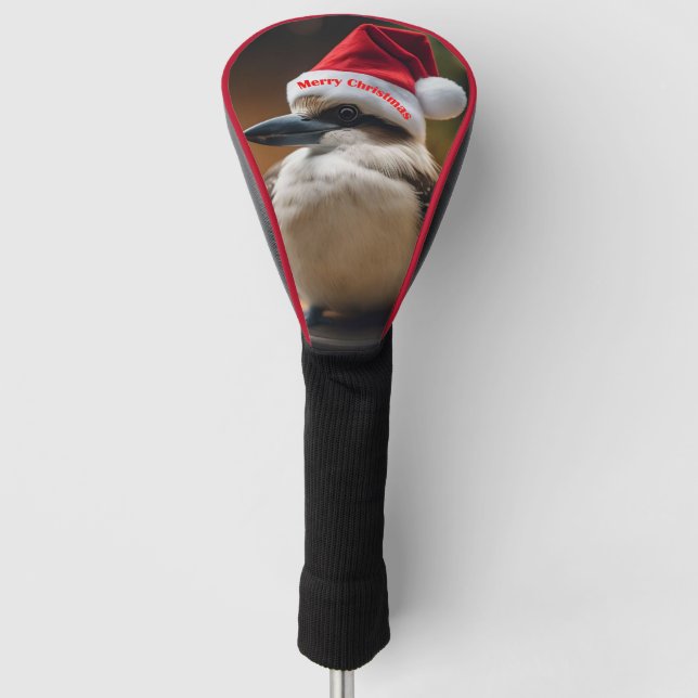 Couvre-club De Golf adorable Noël Kookaburra, (Devant)