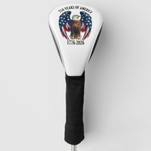 Couvre-club De Golf Aigle Américain Patriotique 250 Ans 1776-2026