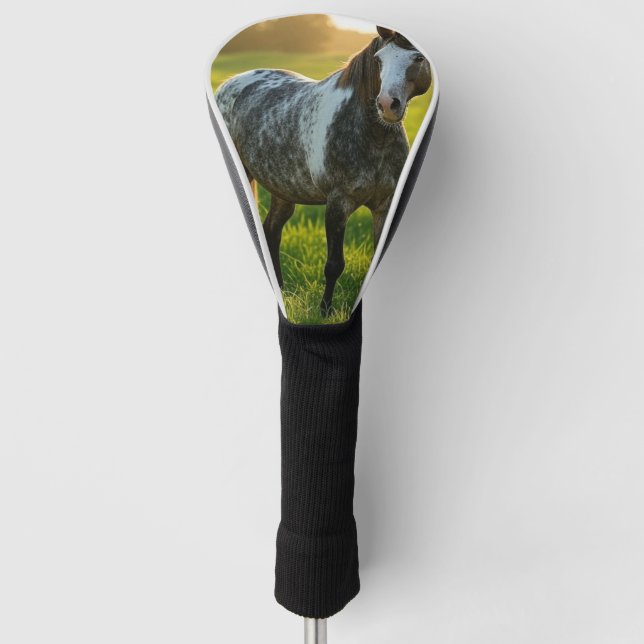Couvre-club De Golf Ajouter une Personnaliser photo de cheval (Devant)