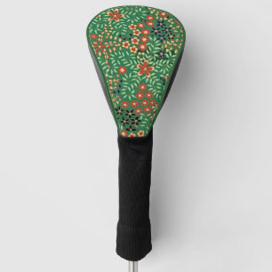 Couvre-club De Golf Ajustez votre expérience de golf - Vert Floral jap