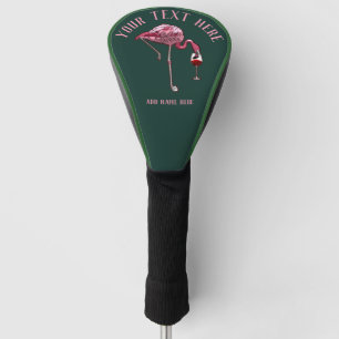 Couvre-club De Golf Amateur de Flamant rose personnalisé