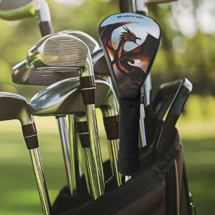Couvre-club De Golf Amber Dragon Imaginaire