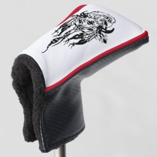 Couvre-club De Golf Amérindien, Aigle, Dreamcatcher, crâne de vache