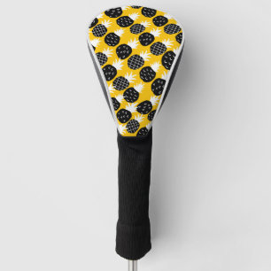 Couvre-club De Golf Ananas noir