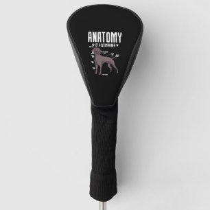 Couvre-club De Golf Anatomie D'Un Weimaraner