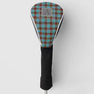 Couvre-club De Golf ANDERSON TARTAN Monogram Golfers Golfing