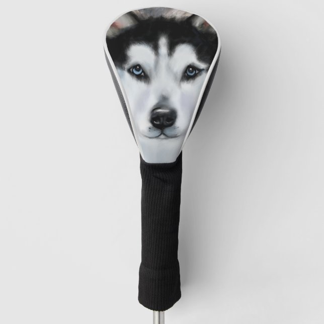 Couvre-club De Golf Angel de malamute de l'Alaska (Devant)