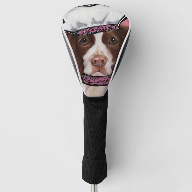 Couvre-club De Golf Anglais Springer Spaniel (Devant)