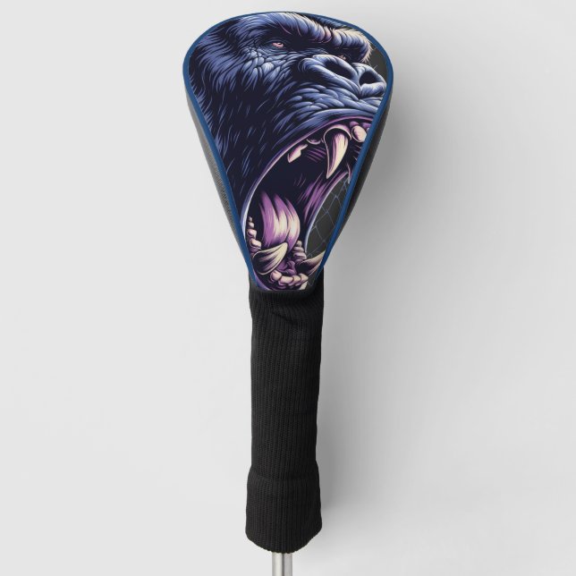 Couvre-club De Golf Angry Gorilla Lessons Learn Golf Head Cover (Devant)