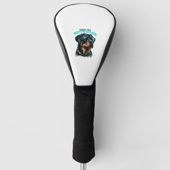 Couvre-club De Golf Animaux de compagnie stylish Rottweiler (Devant)