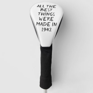 Couvre-club De Golf Anniversaire Golfer Funny 80e heureux papa