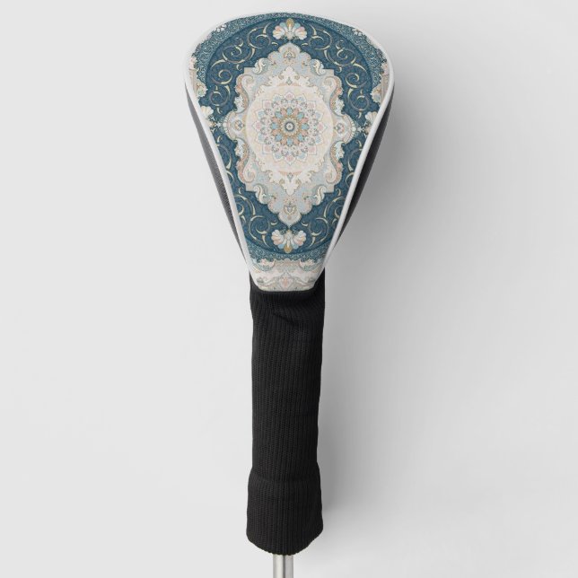 Couvre-club De Golf Antique Turkish Persian Carpet Rug (Devant)