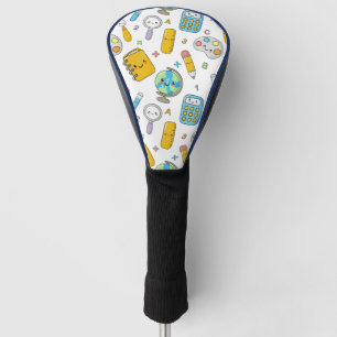 Couvre-club De Golf Apprentissage Ludique – Motif Sans Couture d'Éduca