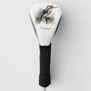 Couvre-club De Golf Aquarelle Woodland Pic, coutume