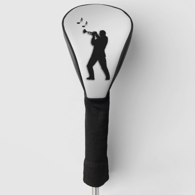 Couvre-club De Golf Argent de trompettiste (Devant)