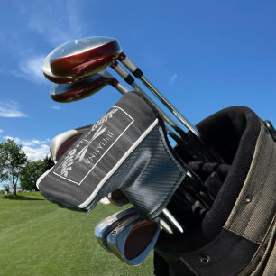 Couvre-club De Golf Argent Dragonfly Rustic Golf Head Cover