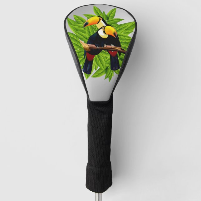 Couvre-club De Golf Argent Toucan Duo (Devant)