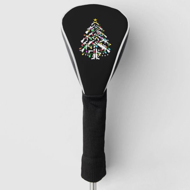 Couvre-club De Golf Armes de Noël Ornement (Devant)