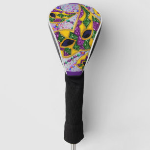 COUVRE-CLUB DE GOLF ART DE MARDI GRAS   