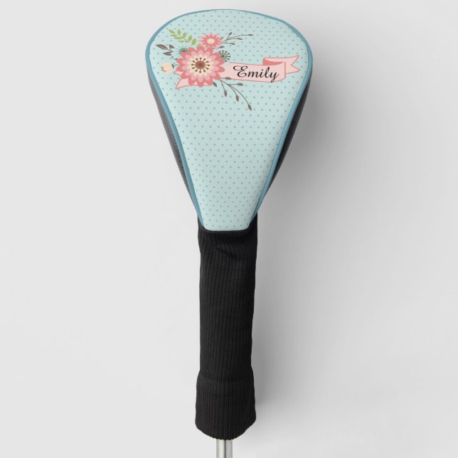 Couvre-club De Golf Assez rose et couverture de conducteur (Devant)