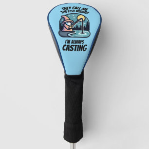Couvre-club De Golf Assistant Poisson - Toujours lancer
