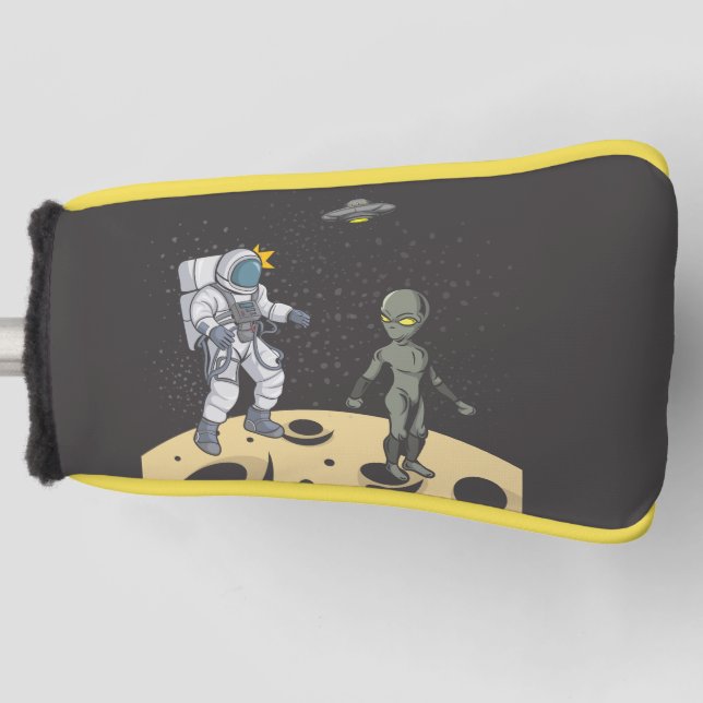 Couvre-club De Golf Astronaute et alien (Devant)