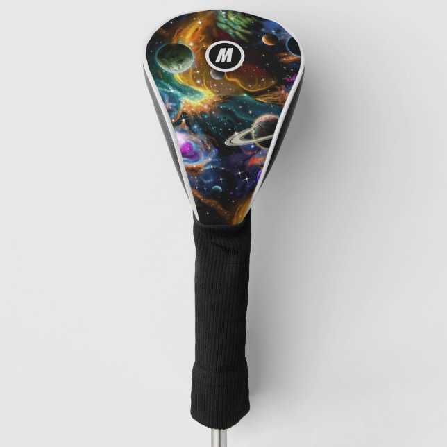Couvre-club De Golf Astronomie galaxie initiale (Devant)