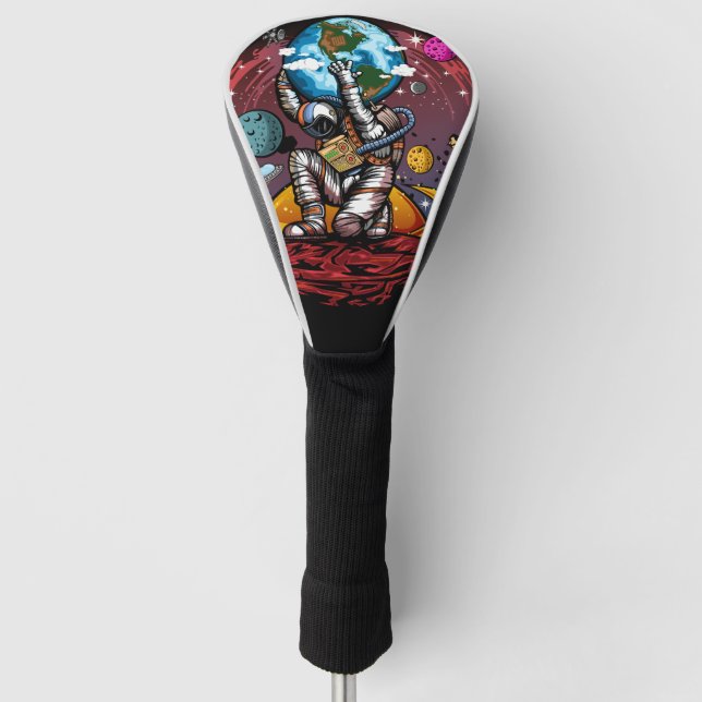 Couvre-club De Golf Atlas Space Man (Devant)