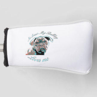 Couvre-club De Golf Au Moins Mon Bulldog M'aime