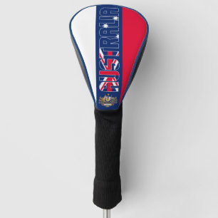 Couvre-club De Golf Australie Drapeau magnifique patriotique