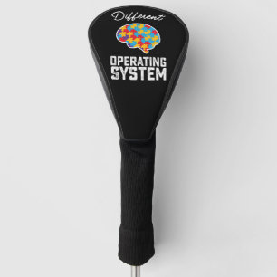Couvre-club De Golf Autisme Système d'Exploitation Différent Neurodive