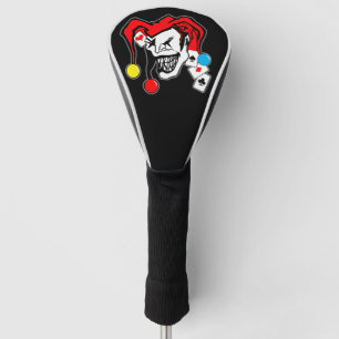 Couvre-club De Golf autocollant de joker design couverture de tête de